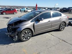 Salvage cars for sale from Copart Grand Prairie, TX: 2013 Honda Civic EXL