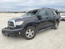 Salvage cars for sale from Copart New Braunfels, TX: 2017 Toyota Sequoia SR5