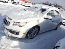 Vehiculos salvage en venta de Copart Montreal Est, QC: 2015 Chevrolet Cruze LTZ