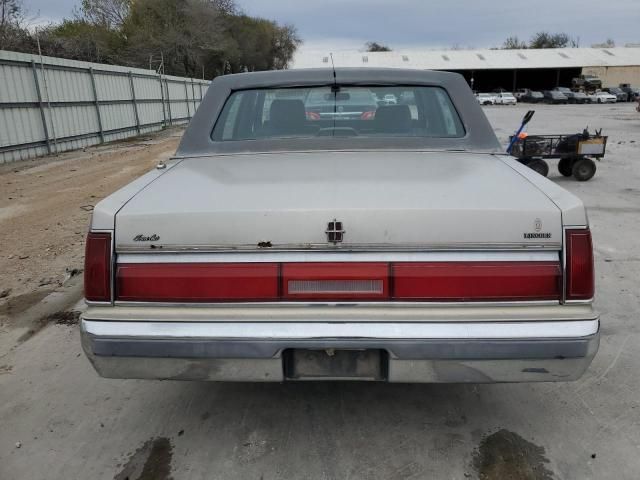 1986 Lincoln Town Car