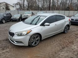 KIA salvage cars for sale: 2014 KIA Forte EX