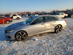 Honda Accord salvage cars for sale: 2021 Honda Accord Sport SE