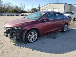 Chrysler 200 salvage cars for sale: 2015 Chrysler 200 Limited