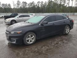 Salvage cars for sale from Copart Harleyville, SC: 2017 Chevrolet Malibu LS