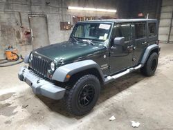 Jeep Wrangler salvage cars for sale: 2010 Jeep Wrangler Unlimited Sport