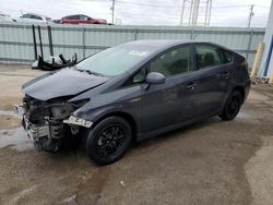 Salvage cars for sale from Copart Chicago Heights, IL: 2015 Toyota Prius