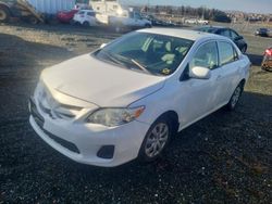 Toyota salvage cars for sale: 2012 Toyota Corolla Base