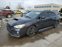Salvage cars for sale from Copart Littleton, CO: 2018 Subaru WRX Premium