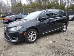 Chrysler salvage cars for sale: 2017 Chrysler Pacifica Touring L