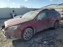 Salvage cars for sale from Copart Albany, NY: 2017 Subaru Outback 2.5I Limited