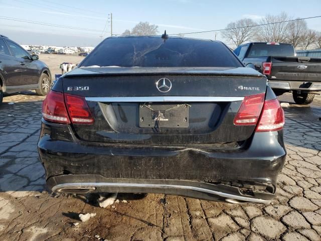 2016 Mercedes-Benz E 350 4matic