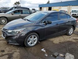 Chevrolet salvage cars for sale: 2016 Chevrolet Cruze LT