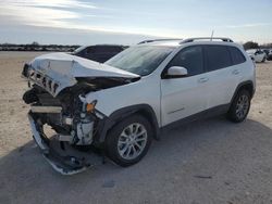 Salvage cars for sale from Copart San Antonio, TX: 2021 Jeep Cherokee Latitude