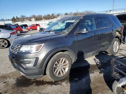 Ford Explorer salvage cars for sale: 2017 Ford Explorer XLT