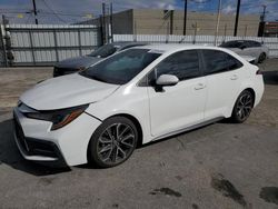 Salvage cars for sale from Copart Sun Valley, CA: 2022 Toyota Corolla SE