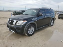 Salvage cars for sale from Copart New Braunfels, TX: 2018 Nissan Armada SV