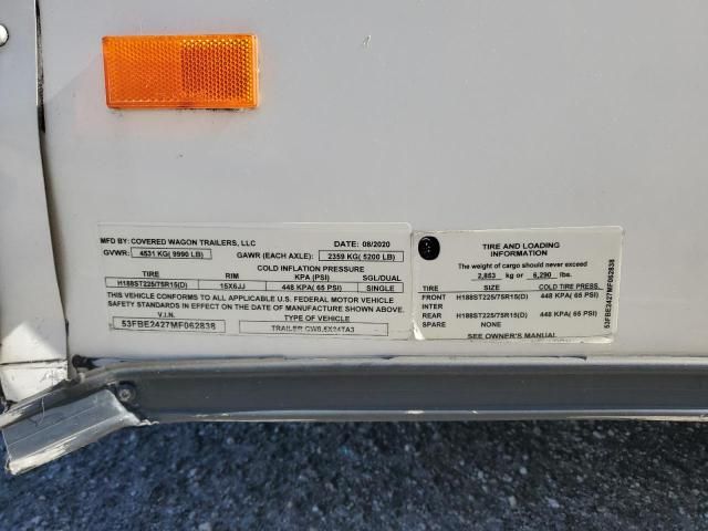 2021 Other Heavy Equipment 2021 Covered Wagon Trailers LLC 24' Enclosed