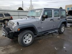 Vehiculos salvage en venta de Copart Littleton, CO: 2016 Jeep Wrangler Unlimited Sport