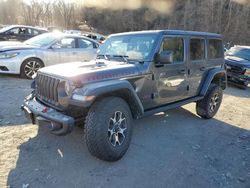 Jeep Wrangler salvage cars for sale: 2021 Jeep Wrangler Unlimited Rubicon