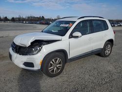 Volkswagen salvage cars for sale: 2016 Volkswagen Tiguan S