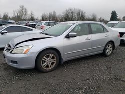 Honda Accord salvage cars for sale: 2007 Honda Accord SE