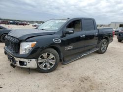 Salvage cars for sale from Copart San Antonio, TX: 2017 Nissan Titan SV