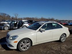 Mercedes-Benz c-Class salvage cars for sale: 2012 Mercedes-Benz C 300 4matic