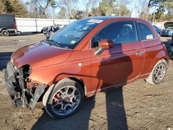 Fiat 500 salvage cars for sale: 2015 Fiat 500 Sport