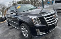 Cadillac Escalade salvage cars for sale: 2017 Cadillac Escalade ESV Luxury