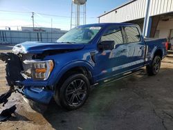 Salvage cars for sale from Copart Chicago Heights, IL: 2022 Ford F150 Supercrew