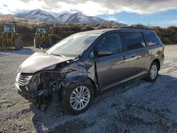 Toyota Sienna xle salvage cars for sale: 2015 Toyota Sienna XLE