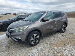 Salvage cars for sale from Copart Temple, TX: 2015 Honda CR-V Touring