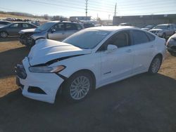 Salvage cars for sale from Copart Colorado Springs, CO: 2016 Ford Fusion SE Hybrid