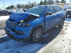 Jeep Compass salvage cars for sale: 2022 Jeep Compass Latitude LUX