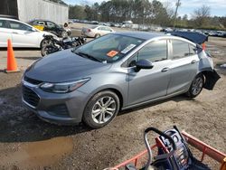 Chevrolet Cruze salvage cars for sale: 2019 Chevrolet Cruze LT