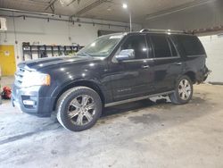 Ford Expedition salvage cars for sale: 2015 Ford Expedition Platinum