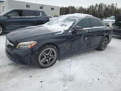 Mercedes-Benz c-Class salvage cars for sale: 2019 Mercedes-Benz C 300 4matic