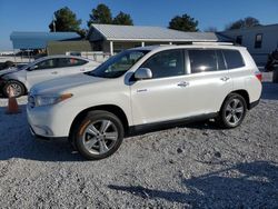 Toyota Highlander salvage cars for sale: 2013 Toyota Highlander Limited