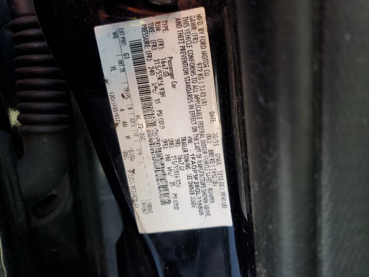 2016 Ford Focus se