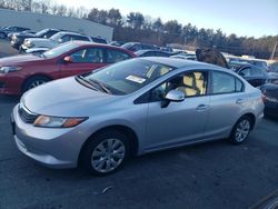 2012 Honda Civic LX en venta en Exeter, RI