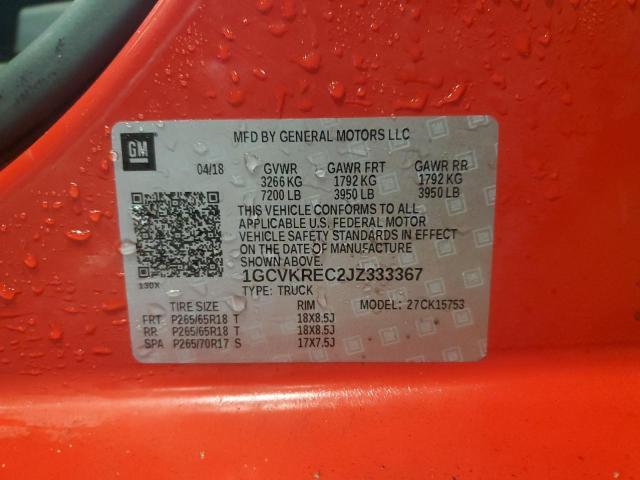 2018 Chevrolet Silverado K1500 lt