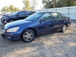 Honda Accord salvage cars for sale: 2007 Honda Accord SE