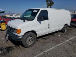 Ford Econoline e350 Super Duty salvage cars for sale: 2007 Ford Econoline E350 Super Duty Van