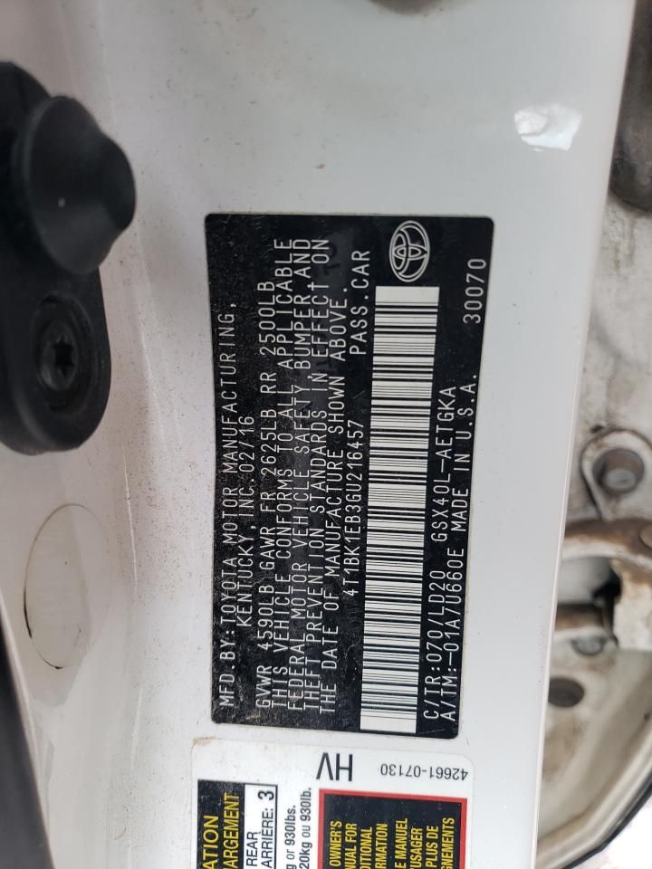 2016 Toyota Avalon xle