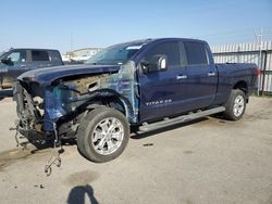 Salvage cars for sale from Copart Bakersfield, CA: 2017 Nissan Titan XD SL