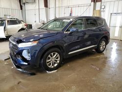 Hyundai salvage cars for sale: 2019 Hyundai Santa FE SE