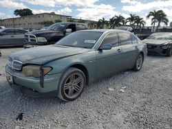 BMW 7 Series salvage cars for sale: 2004 BMW 760 LI