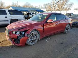 Infiniti salvage cars for sale: 2014 Infiniti Q50 Base