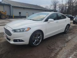 Ford Fusion Titanium salvage cars for sale: 2015 Ford Fusion Titanium