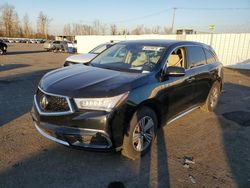 Acura salvage cars for sale: 2019 Acura MDX